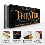 Personalized Theater Sign VI - Tailored Canvases - Flyclothing LLC