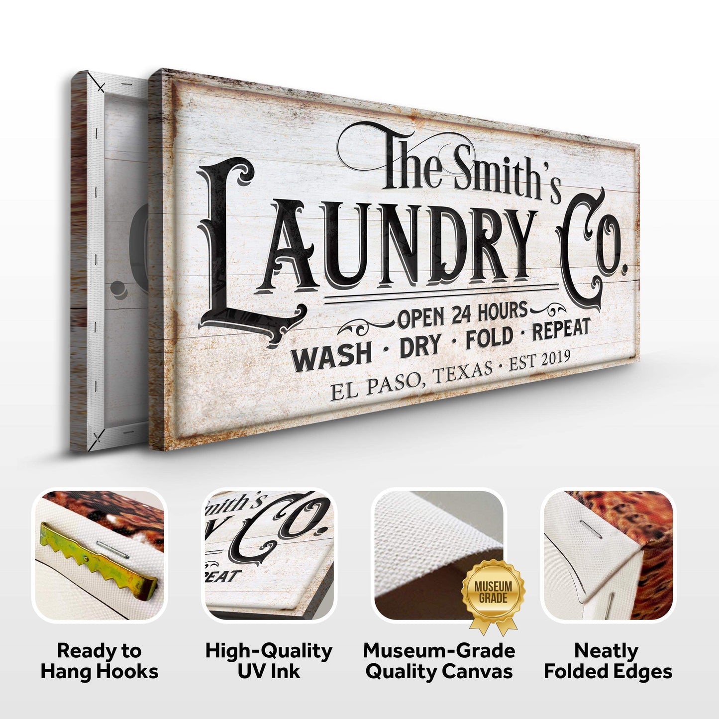 The Laundry Room Sign IX - Tailored Canvases - Flyclothing LLC