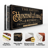 Family Hunting Lodge Retreat Sign - Tailored Canvases - Flyclothing LLC