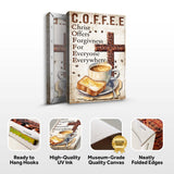 Christ And Coffee Faith Sign IV - Tailored Canvases - Flyclothing LLC