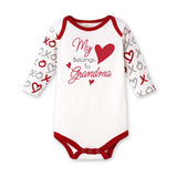 Grandma Baby Bodysuit – Cotton Heart One Piece Mother's Day - Tesa Babe - Flyclothing LLC
