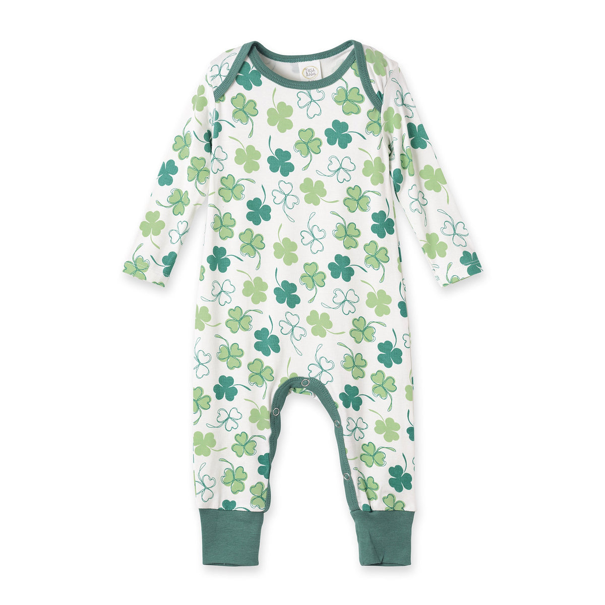 Shamrock Bamboo Baby Romper – Soft & Eco-Friendly Irish Gift - Tesa Babe - Flyclothing LLC