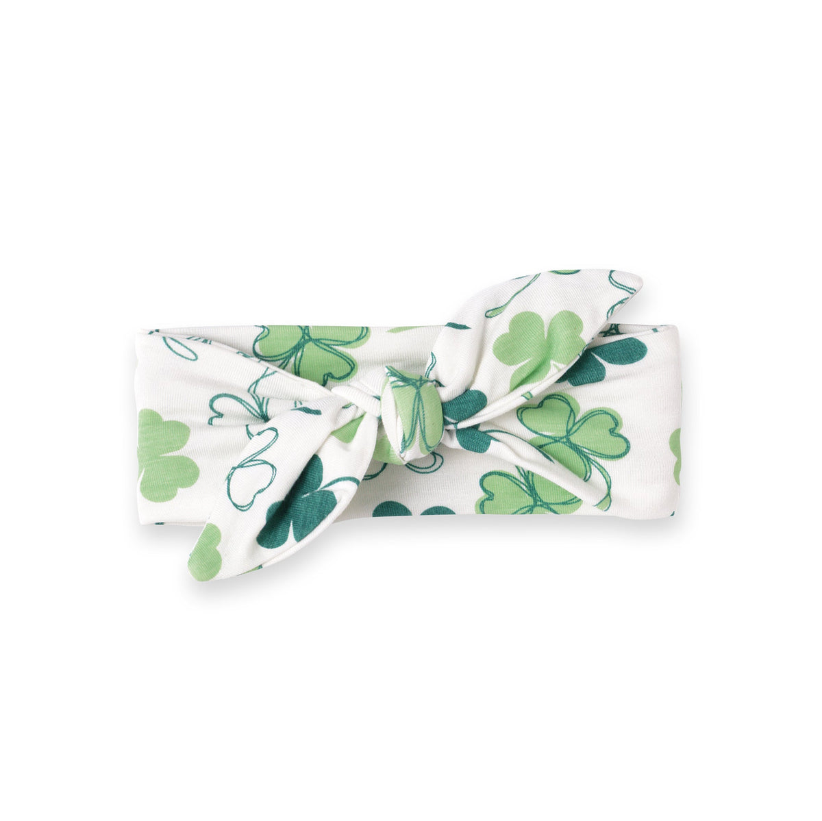 Shamrock Baby Headband – Adjustable Bamboo Irish Bow - Tesa Babe - Flyclothing LLC