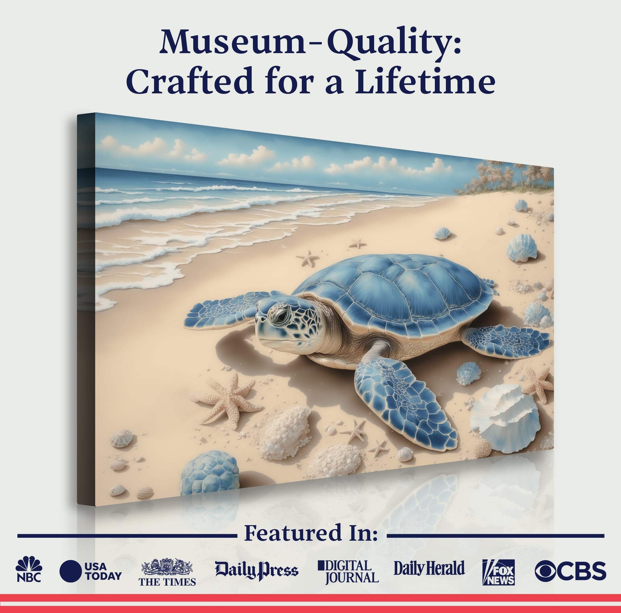 3D Coastal Wall Art - Tailored Canvases - Flyclothing LLC
