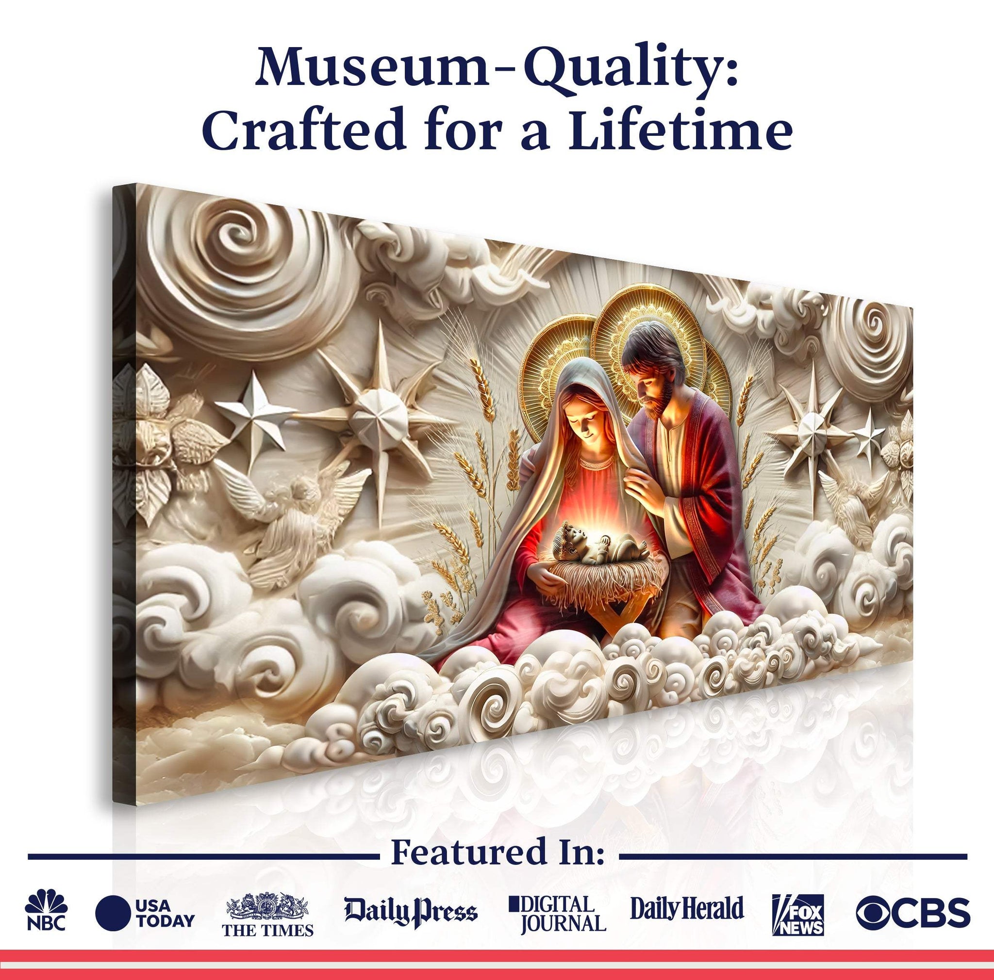 3D Faith Wall Art - Tailored Canvases - Flyclothing LLC