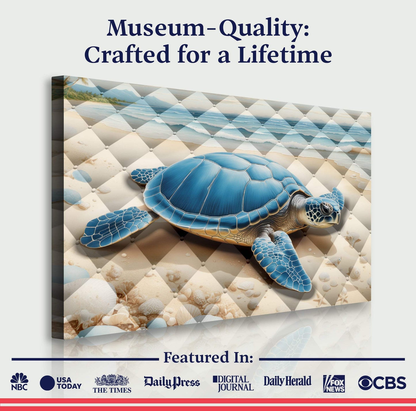 3D Coastal Wall Art V - Tailored Canvases - Flyclothing LLC