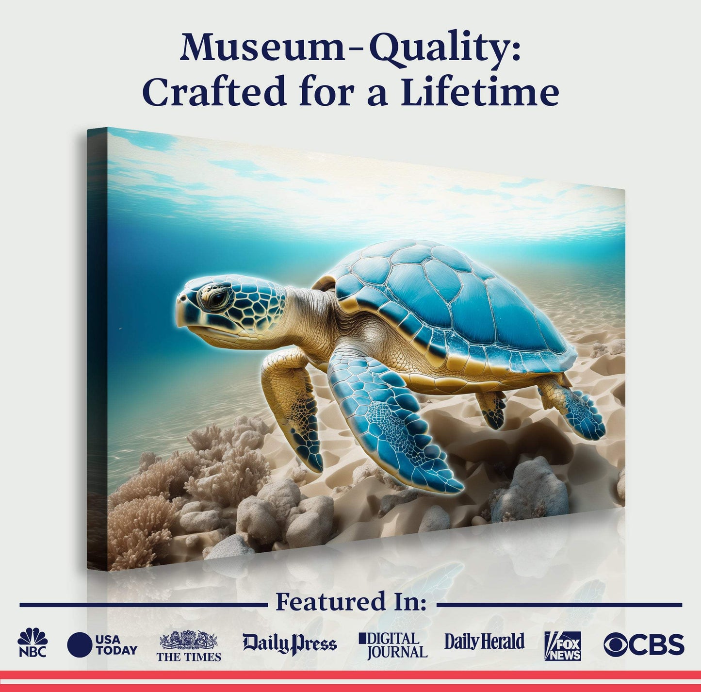 3D Coastal Wall Art VI - Tailored Canvases - Flyclothing LLC