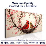 3D Cardinals Wall Art II - Tailored Canvases - Flyclothing LLC