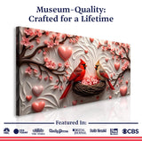 3D Cardinals Wall Art IV - Tailored Canvases - Flyclothing LLC