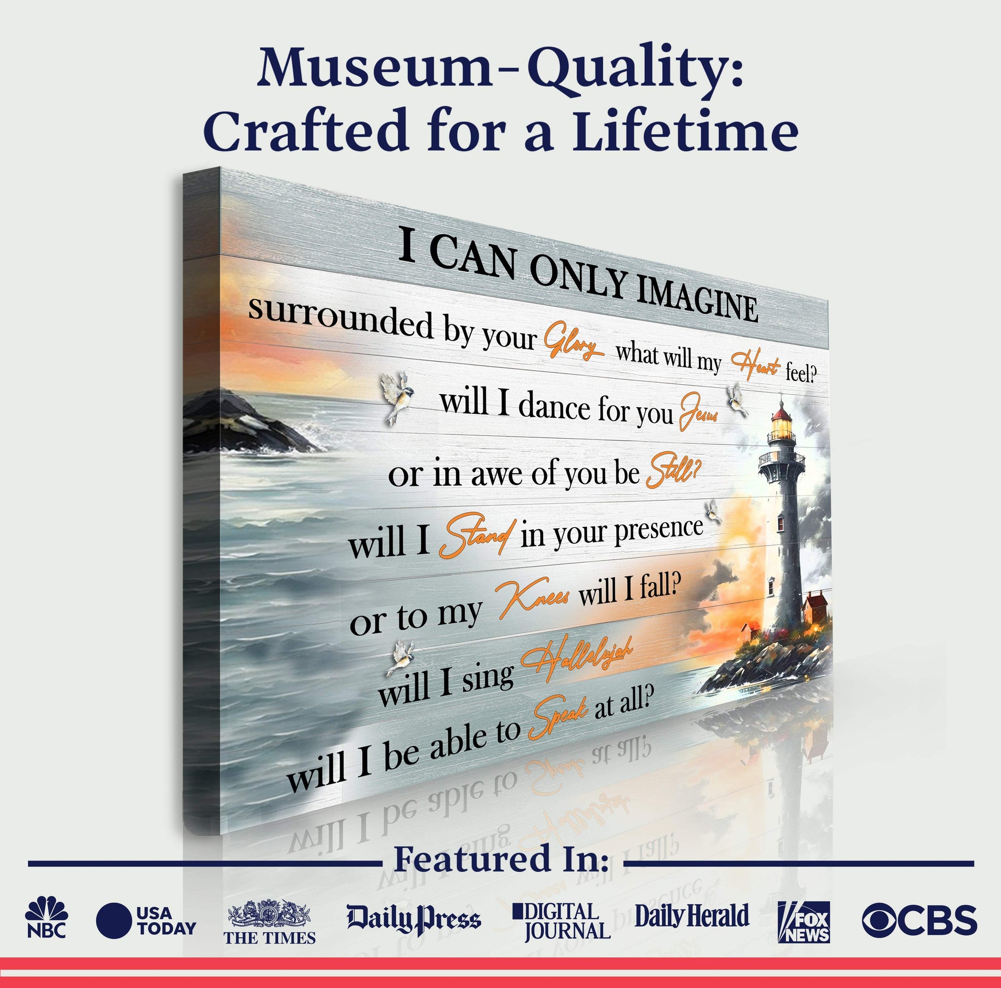 I Can Only Imagine Faith Sign III - Tailored Canvases - Flyclothing LLC