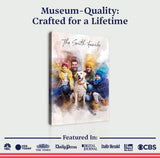 Custom Family Watercolor Portrait II - Tailored Canvases - Flyclothing LLC