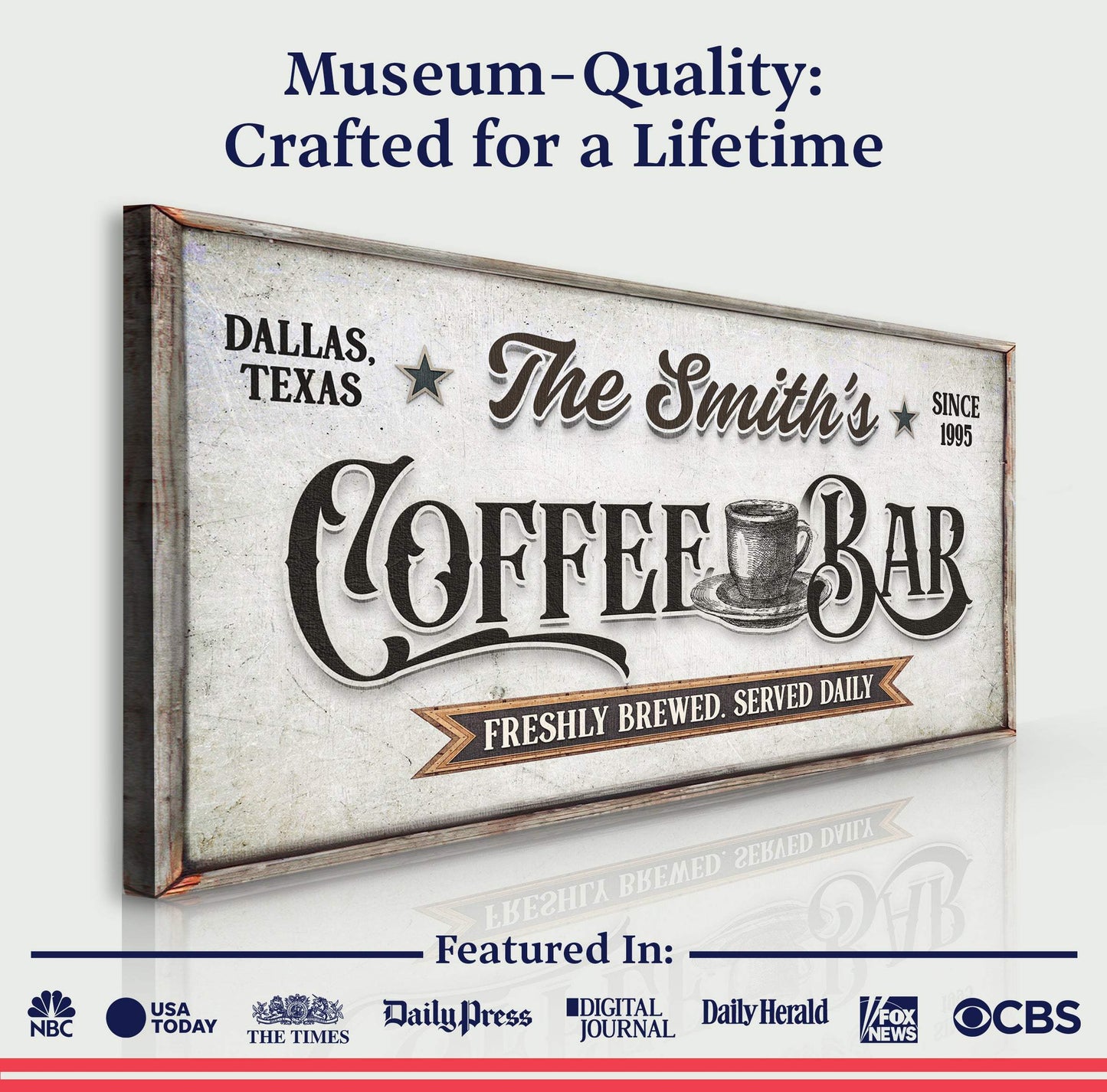 Coffee Bar Sign IX - Tailored Canvases - Flyclothing LLC
