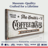 Coffee Bar Sign IX - Tailored Canvases - Flyclothing LLC