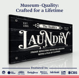 Laundry Room Sign VII - Tailored Canvases - Flyclothing LLC