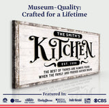 Kitchen Sign VII - Tailored Canvases - Flyclothing LLC