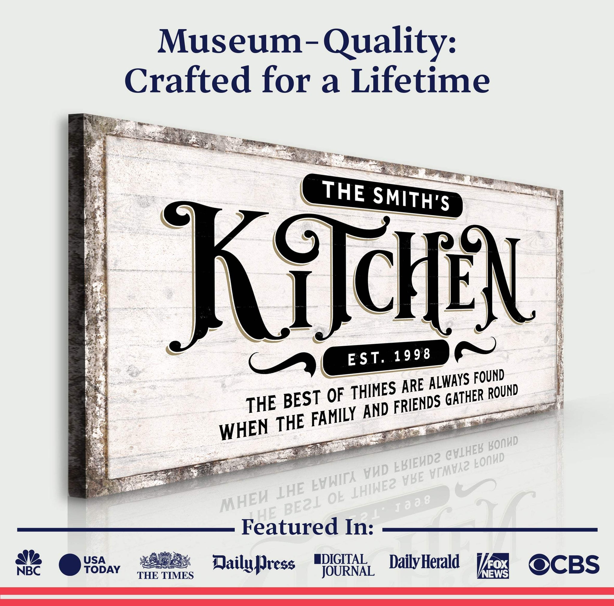 Kitchen Sign VII - Tailored Canvases - Flyclothing LLC