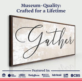 Gather Sign XII - Tailored Canvases - Flyclothing LLC