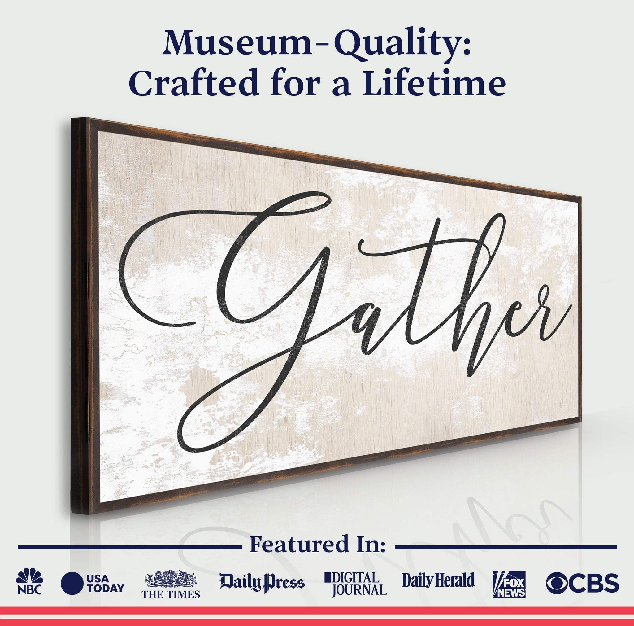 Gather Sign XII - Tailored Canvases - Flyclothing LLC
