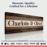 Personalized Happily Ever After Couple Sign IV - Tailored Canvases - Flyclothing LLC