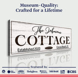 Cottage Beach House Sign - Tailored Canvases - Flyclothing LLC