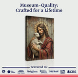 Jesus The Good Shepherd Wall Art - Tailored Canvases - Flyclothing LLC