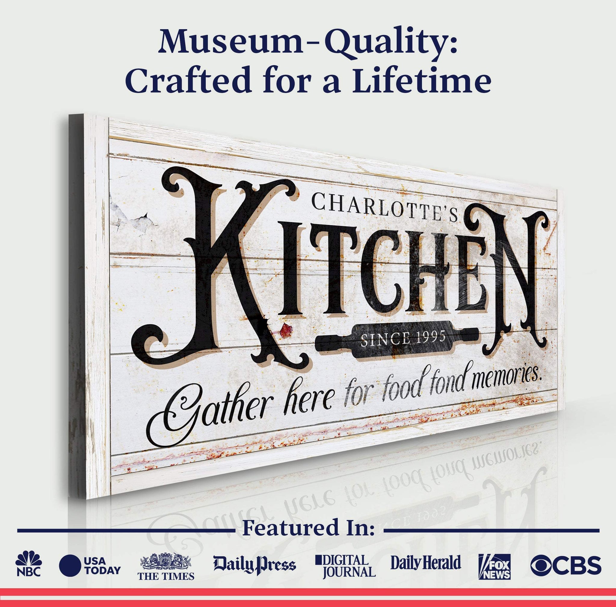 Kitchen Sign XII - Tailored Canvases - Flyclothing LLC
