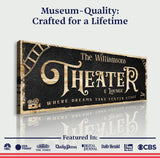 Theater Sign VI - Tailored Canvases - Flyclothing LLC