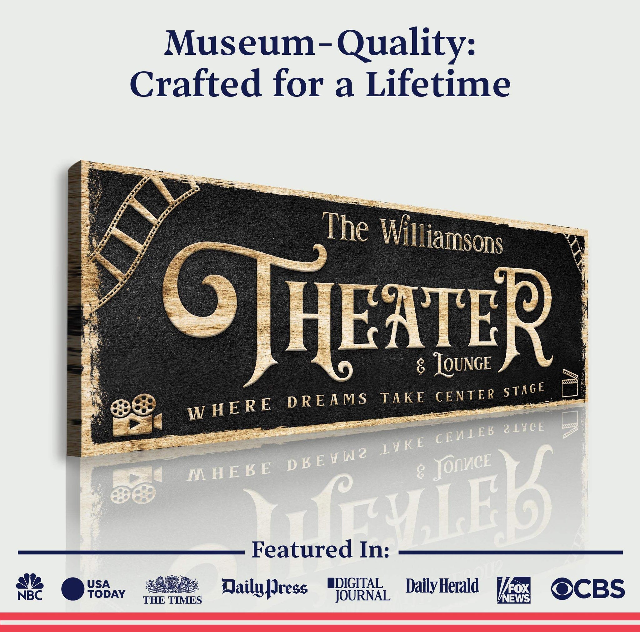 Theater Sign VI - Tailored Canvases - Flyclothing LLC