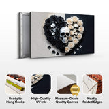 Skull and Flowers Wall Art XIII - Tailored Canvases - Flyclothing LLC