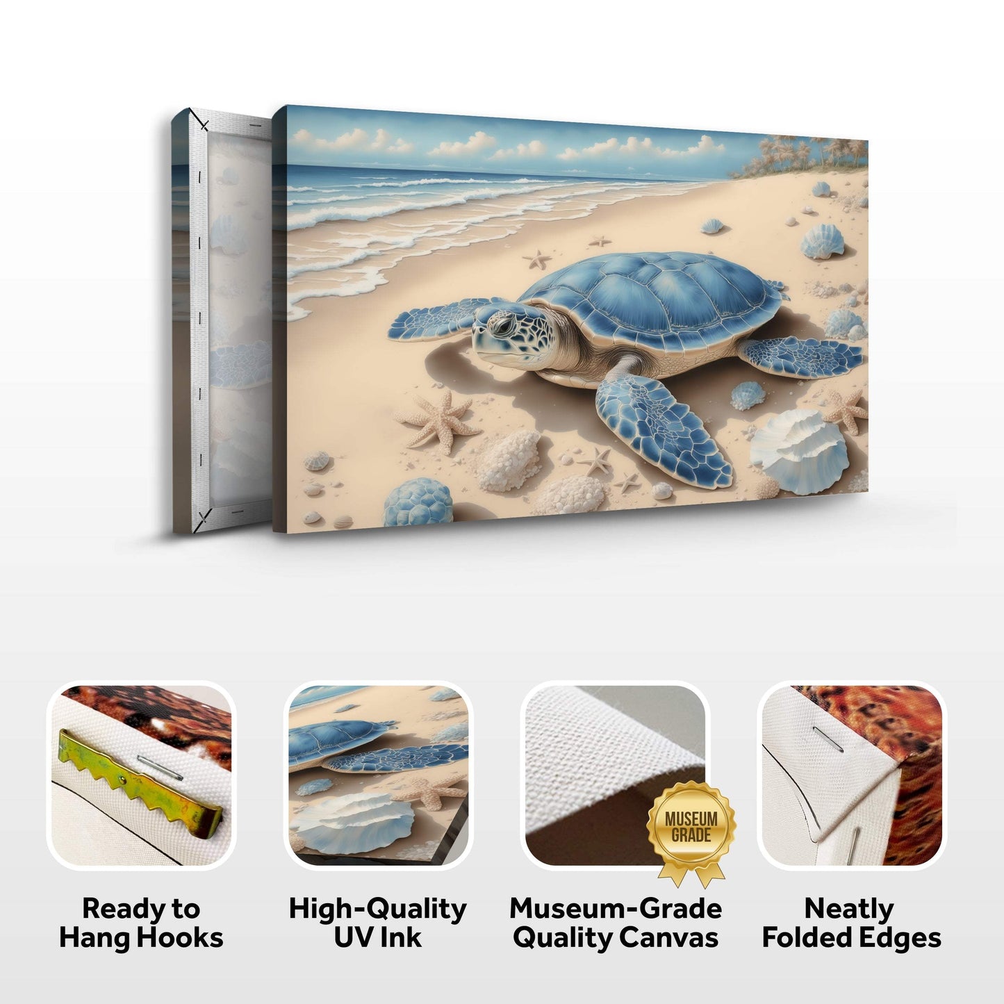 3D Coastal Wall Art - Tailored Canvases - Flyclothing LLC