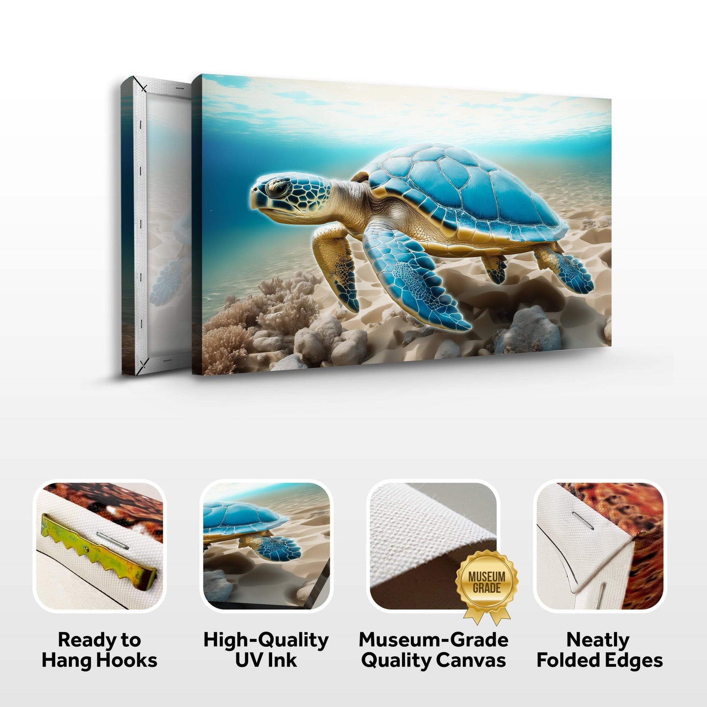 3D Coastal Wall Art VI - Tailored Canvases - Flyclothing LLC