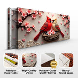 3D Cardinals Wall Art VI - Tailored Canvases - Flyclothing LLC