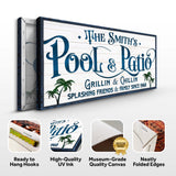 Personalized Pool Bar Sign II - Tailored Canvases - Flyclothing LLC