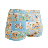 The Improper Protocol | Airplane Pamphlet Modal Boyshort Underwear - Shinesty - Flyclothing LLC