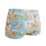 The Improper Protocol | Airplane Pamphlet Modal Boyshort Underwear - Shinesty - Flyclothing LLC