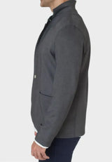 In-Flight Stretch Blazer - Charcoal Gray - Buki - Flyclothing LLC