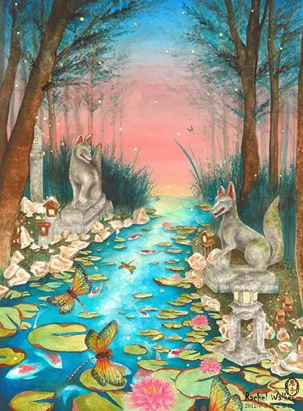 Black Market Art Company Inari& Garden Print - Black Market Art Company - Flyclothing LLC
