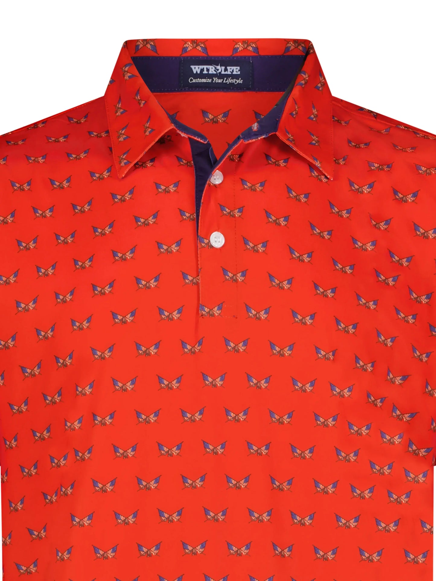Independence Performacne Polo - White Water Life - Flyclothing LLC