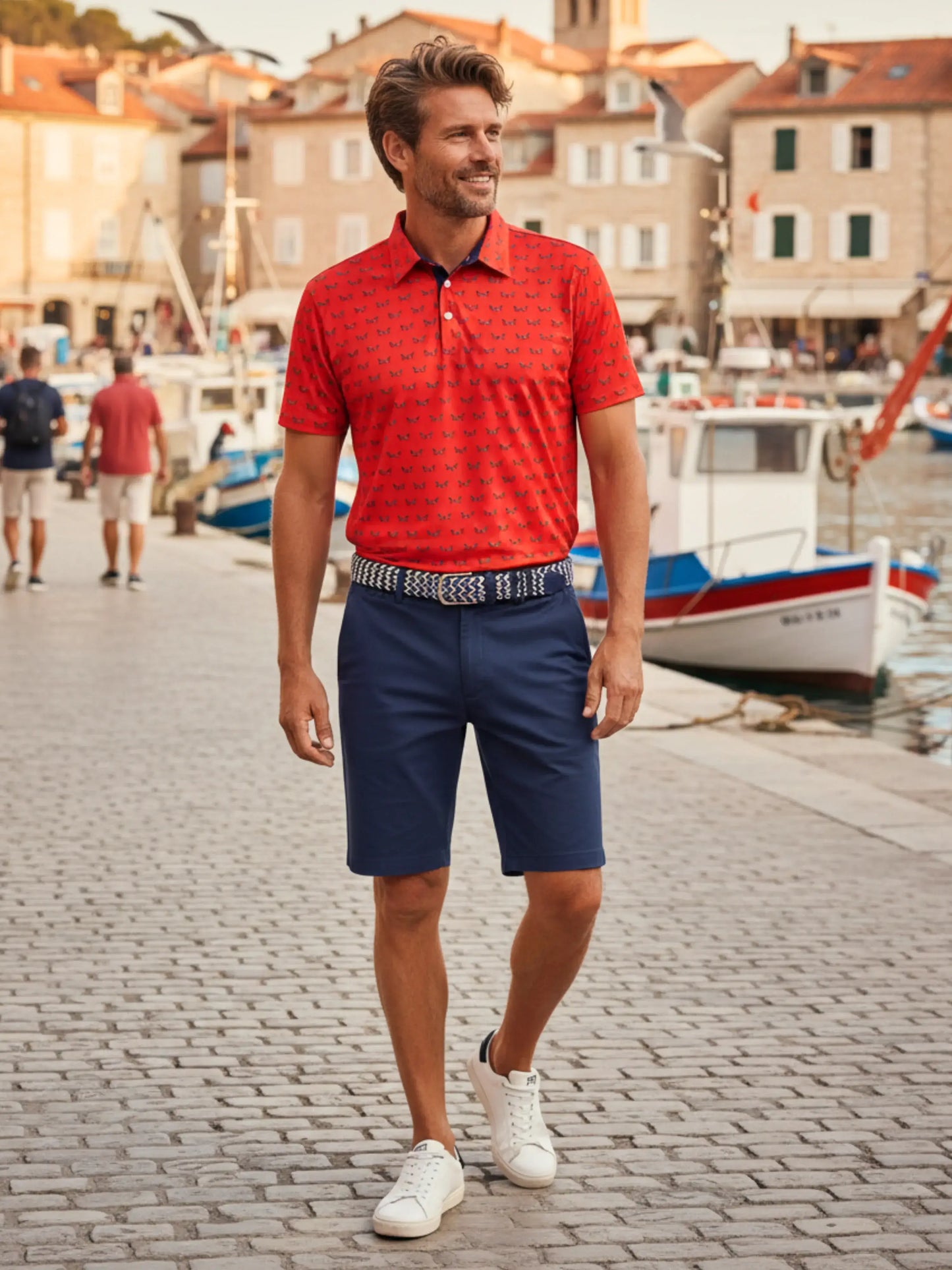 Independence Performacne Polo - White Water Life - Flyclothing LLC