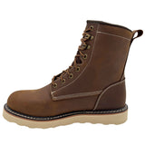 AdTec Meadow High Men's 8 Inch Work Boot Whiskey Brown - inside view