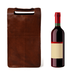 Wine Bottle Leather Cover - Classy Leather Bags - Flyclothing LLC