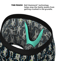 The Inter-Corpse | Halloween Mummies Ball Hammock® Pouch Underwear With Fly - Shinesty