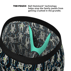 The Inter-Corpse | Halloween Mummies Long Leg Ball Hammock® Pouch Underwear With Fly - Shinesty