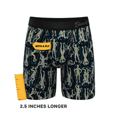 The Inter-Corpse | Halloween Mummies Long Leg Ball Hammock® Pouch Underwear With Fly - Shinesty