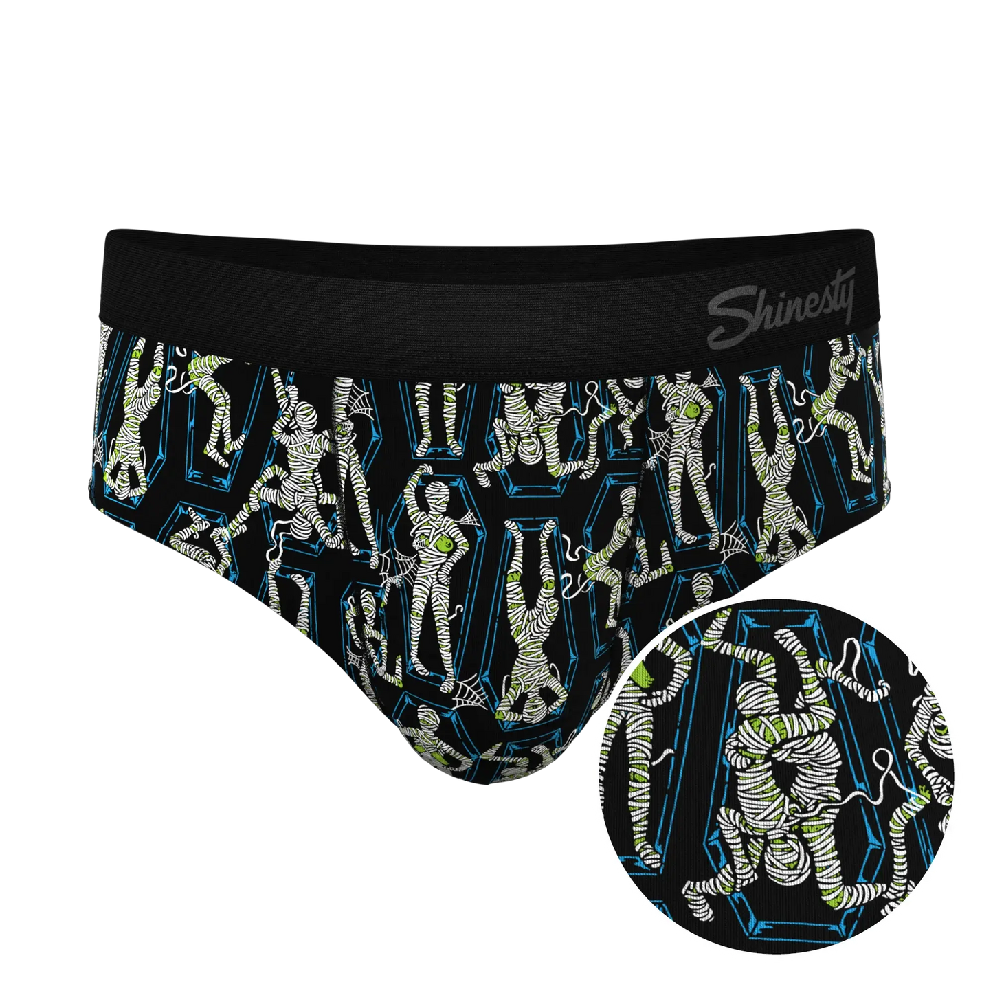 The Inter-Corpse | Halloween Mummies Ball Hammock® Pouch Underwear Briefs - Shinesty - Flyclothing LLC