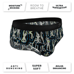 The Inter-Corpse | Halloween Mummies Ball Hammock® Pouch Underwear Briefs - Shinesty