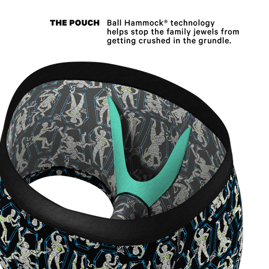 The Inter-Corpse | Halloween Mummies Ball Hammock® Pouch Trunks Underwear - Shinesty