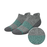 The Intramural Champ | Gray Stay Weird Heel Hammock™ Ankle Socks
