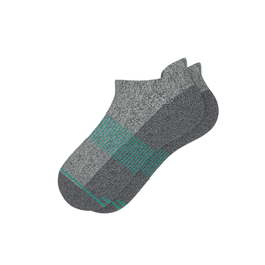 The Intramural Champ | Gray Stay Weird Heel Hammock™ Ankle Socks - Shinesty