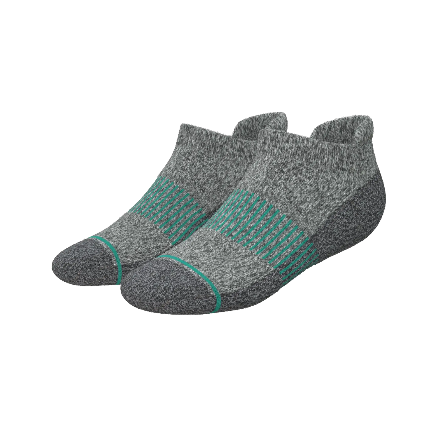The Intramural Champ | Gray Stay Weird Heel Hammock™ Ankle Socks - Shinesty - Flyclothing LLC